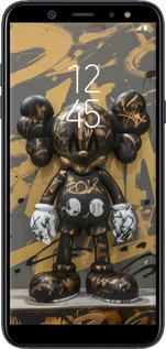 TPU чехол Bronze kaws для Samsung Galaxy A6 Plus 2018 - 6097b-1495 изображение 