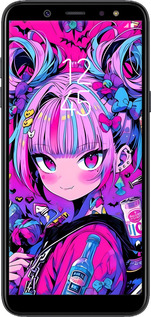 TPU чехол Аниме милаха для Samsung Galaxy A6 Plus 2018 - 6314b-1495 изображение 