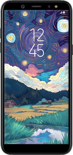 TPU чехол Креативний арт для Samsung Galaxy A6 Plus 2018 - 6322b-1495 изображение 