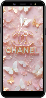 TPU чехол Шанель для Samsung Galaxy A6 Plus 2018 - 6366b-1495 изображение 