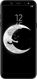 TPU чехол Місячні обійми для Samsung Galaxy A6 Plus 2018 - 6508b-1495 изображение 