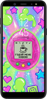 TPU чехол Y2K Aesthetic Retro Pet: Годуй мене кавою для Samsung Galaxy A6 Plus 2018 - 6784b-1495 изображение 