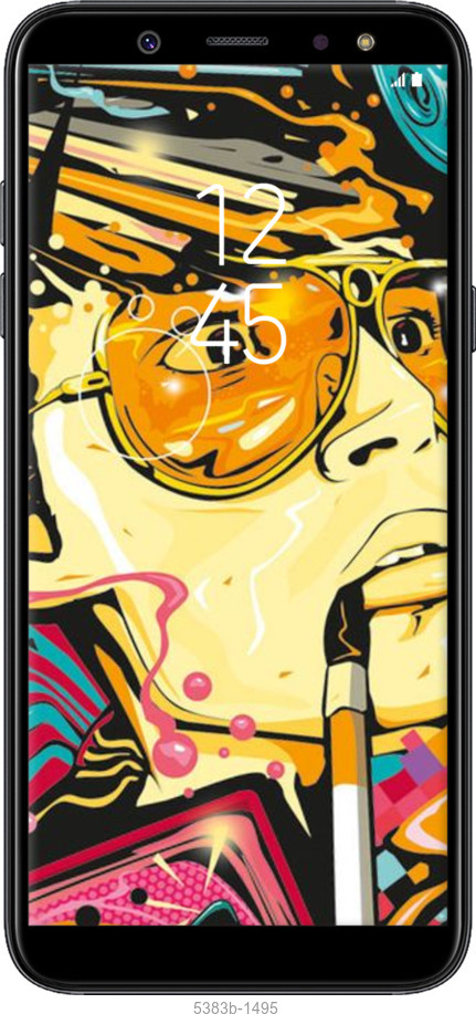 TPU чехол № 5383 для Samsung Galaxy A6 Plus 2018 - 5383b-1495 изображение 