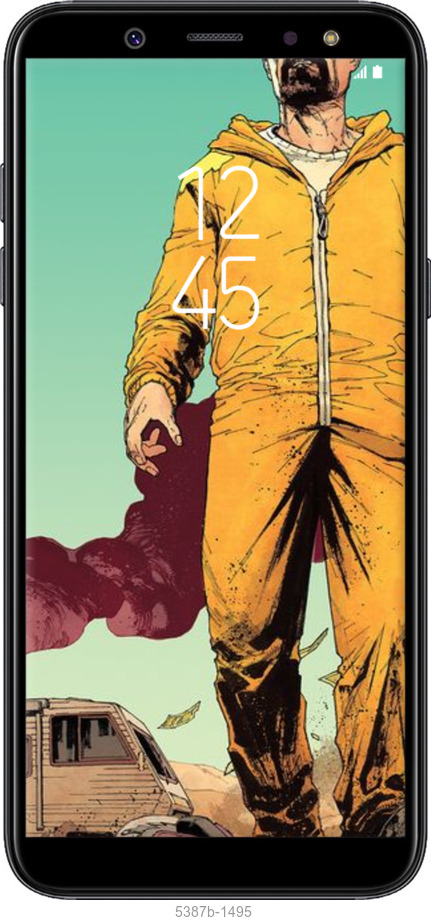 TPU чехол № 5387 для Samsung Galaxy A6 Plus 2018 - 5387b-1495 изображение 