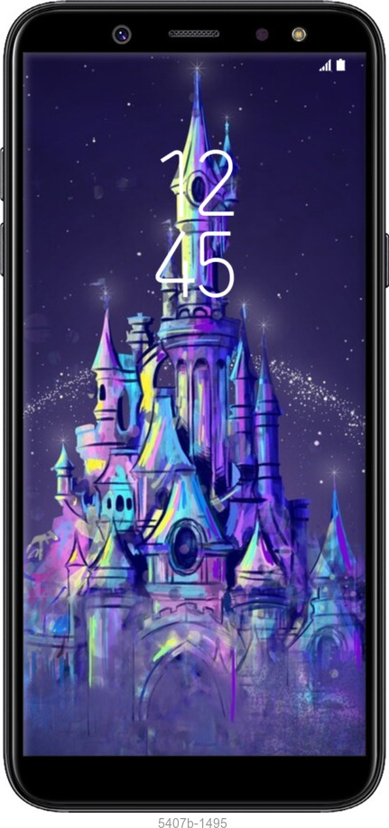 TPU чехол № 5407 для Samsung Galaxy A6 Plus 2018 - 5407b-1495 изображение 