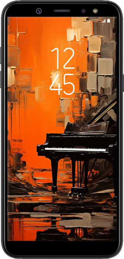 TPU чехол Чехол для телефона Оранжевый Рояль для Samsung Galaxy A6 Plus 2018 - 5937b-1495 изображение 