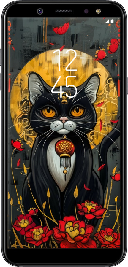 TPU чехол China Cat для Samsung Galaxy A6 Plus 2018 - 6134b-1495 изображение 