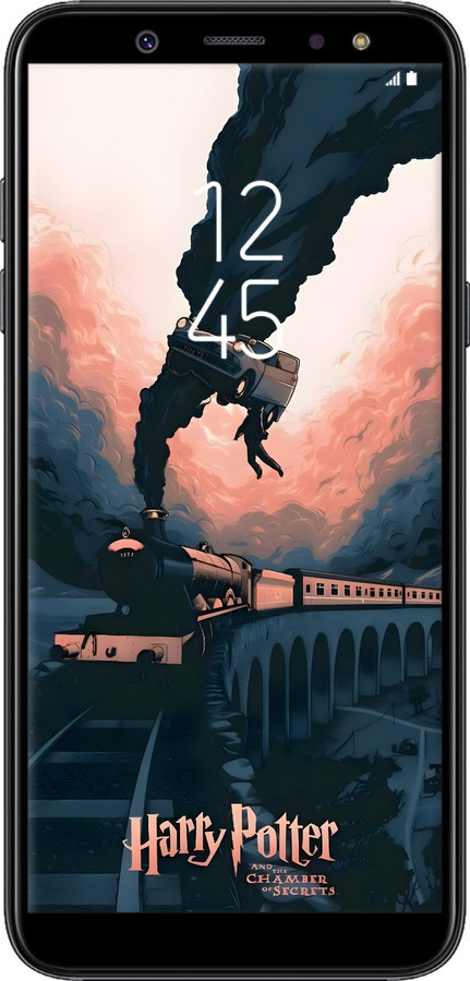TPU чехол Гарри Поттер для Samsung Galaxy A6 Plus 2018 - 6331b-1495 изображение 
