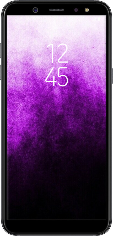 TPU чехол Абстрактна композиція у фіолетових тонах для Samsung Galaxy A6 Plus 2018 - 6478b-1495 изображение 