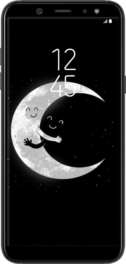 TPU чехол Місячні обійми для Samsung Galaxy A6 Plus 2018 - 6508b-1495 изображение 