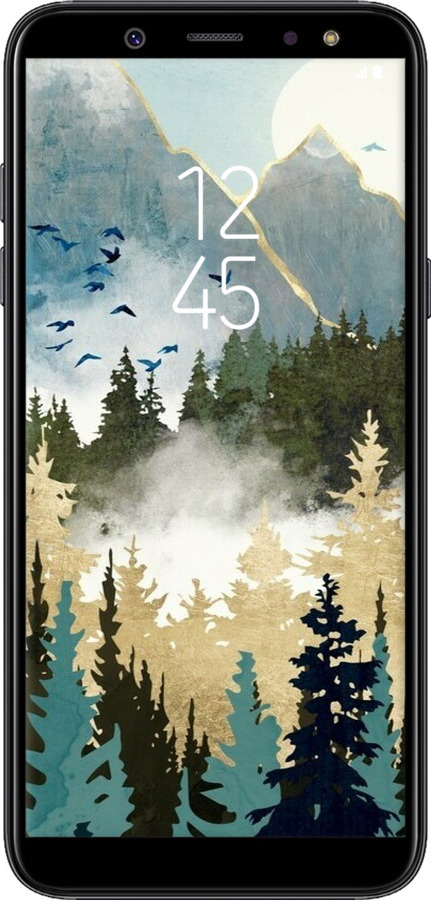 TPU чехол Із зображенням лісового пейзажу для Samsung Galaxy A6 Plus 2018 - 6548b-1495 изображение 