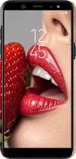 3D пластиковый глянцевый чехол Наслаждение для Samsung Galaxy A6 Plus 2018 - 6701c-1495 изображение 