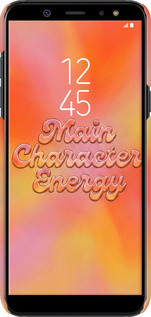 3D пластиковый матовый чехол Aura Gradient Main Character Energy Aesthetic Y2K для Samsung Galaxy A6 Plus 2018 - 6783m-1495 изображение 