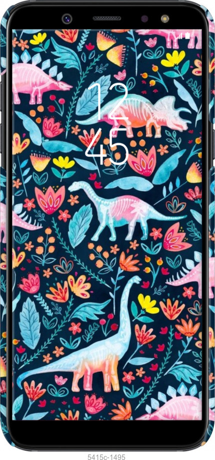 3D пластиковый матовый чехол № 5415 для Samsung Galaxy A6 Plus 2018 - 5415m-1495 изображение 