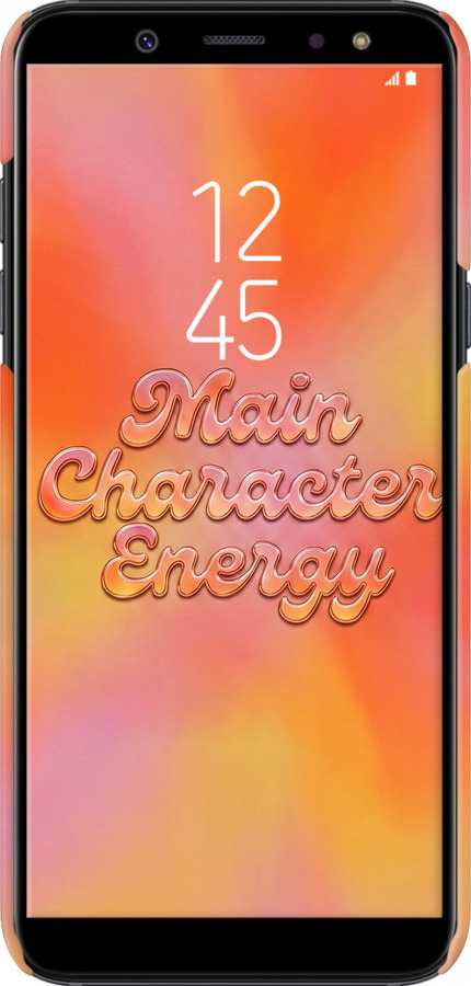 3D пластиковый матовый чехол Aura Gradient Main Character Energy Aesthetic Y2K для Samsung Galaxy A6 Plus 2018 - 6783m-1495 изображение 