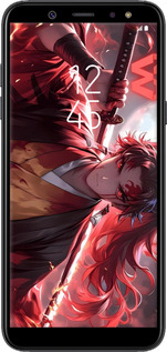 2D пластиковий чехол Аниме воин для Samsung Galaxy A6 Plus 2018 - 6281t-1495 изображение 