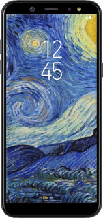 Силиконовый чехол «Звездная ночь» Винсента Ван Гога для Samsung Galaxy A6 Plus 2018 - 6433u-1495 изображение 