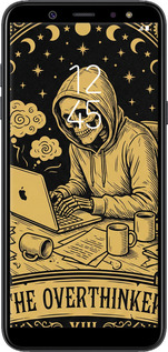 Силіконовий чехол The Overthinker для Samsung Galaxy A6 Plus 2018 - 6774u-1495 изображение 