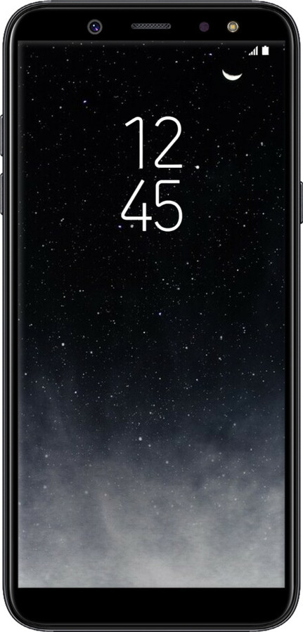 2D пластиковый чехол Сині хмари, Синій місяць для Samsung Galaxy A6 Plus 2018 - 6396t-1495 изображение 