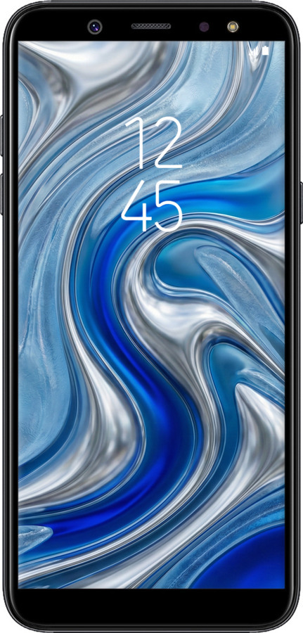 Силиконовый чехол Liquid Chrome для Samsung Galaxy A6 Plus 2018 - 6781u-1495 изображение 