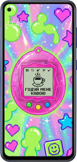 Силиконовый чехол Y2K Aesthetic Retro Pet: Годуй мене кавою для Samsung Galaxy A60 2019 A606F - 6784u-1699 изображение 