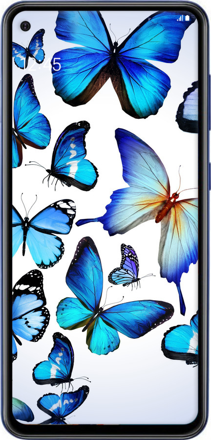 Силиконовый чехол Бабочки для Samsung Galaxy A60 2019 A606F - 6023u-1699 изображение 