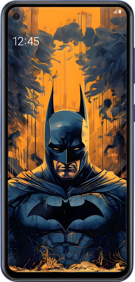 Силиконовый чехол Бэтмен для Samsung Galaxy A60 2019 A606F - 6335u-1699 изображение 