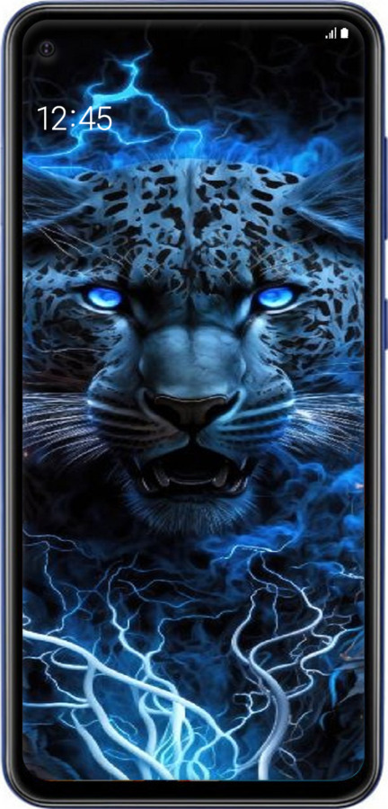 Силиконовый чехол Ледяной леопард для Samsung Galaxy A60 2019 A606F - 6460u-1699 изображение 