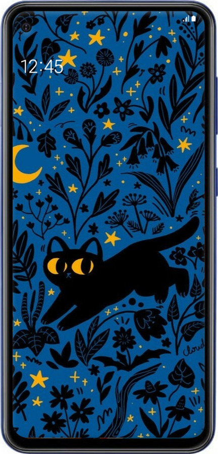 Силіконовий чехол Літня ніч для Samsung Galaxy A60 2019 A606F - 6472u-1699 изображение 