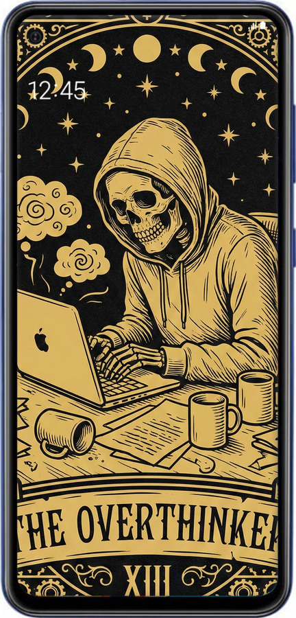 Силиконовый чехол The Overthinker для Samsung Galaxy A60 2019 A606F - 6774u-1699 изображение 