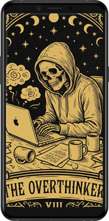 Силіконовий чехол The Overthinker для Samsung Galaxy A6s - 6774u-1604 изображение 