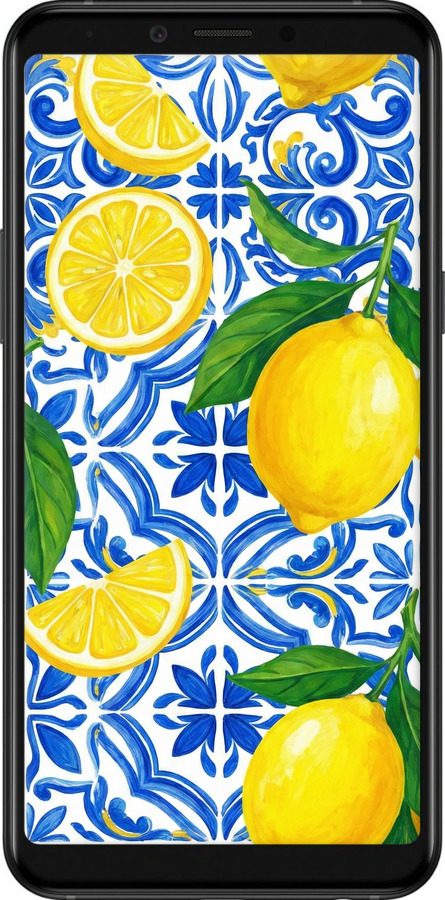 Силиконовый чехол Grocery Girl Italian Summer для Samsung Galaxy A6s - 6766u-1604 изображение 