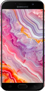 3D пластиковий матовий чехол Мрамор 2 для Samsung Galaxy A7 (2017) - 6307m-445 изображение 