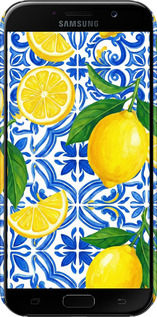 3D пластиковий матовий чехол Grocery Girl Italian Summer для Samsung Galaxy A7 (2017) - 6766m-445 изображение 