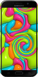 3D пластиковый матовый чехол Y2K Jelly Dream для Samsung Galaxy A7 (2017) - 6780m-445 изображение 