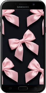 2D пластиковый чехол Coquette Ribbons Dark Coquette для Samsung Galaxy A7 (2017) - 6767t-445 изображение 