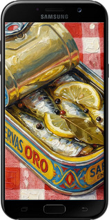 2D пластиковый чехол Vintage Sardine Tin Phone для Samsung Galaxy A7 (2017) - 6772t-445 изображение 