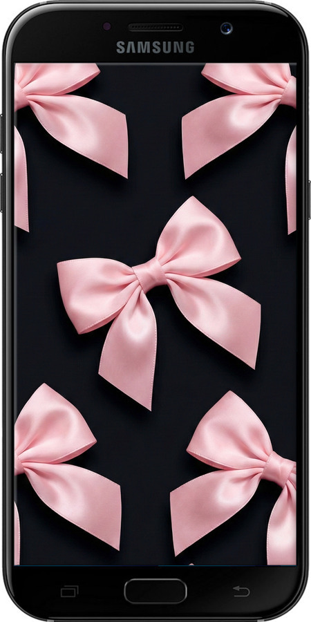 2D пластиковый чехол Coquette Ribbons Dark Coquette для Samsung Galaxy A7 (2017) - 6767t-445 изображение 