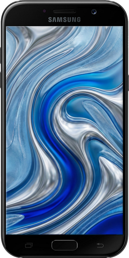 2D пластиковый чехол Liquid Chrome для Samsung Galaxy A7 (2017) - 6781t-445 изображение 