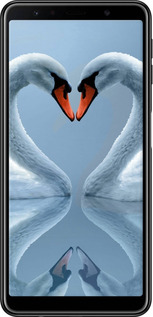 TPU чехол Лебеди для Samsung Galaxy A7 (2018) A750F - 6007b-1582 изображение 