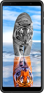 TPU чехол Тигр для Samsung Galaxy A7 (2018) A750F - 6016b-1582 изображение 