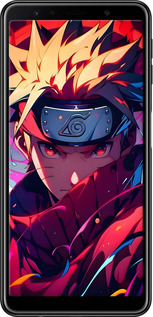 TPU чехол Наруто для Samsung Galaxy A7 (2018) A750F - 6274b-1582 изображение 