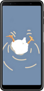 TPU чехол Гусь ныряет для Samsung Galaxy A7 (2018) A750F - 6275b-1582 изображение 