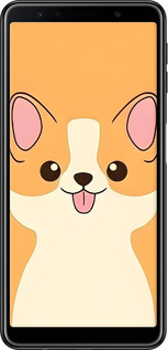 TPU чехол Милый пес для Samsung Galaxy A7 (2018) A750F - 6296b-1582 изображение 