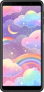 TPU чехол Хмари та веселка для Samsung Galaxy A7 (2018) A750F - 6312b-1582 изображение 