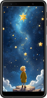 TPU чехол Маленький принц для Samsung Galaxy A7 (2018) A750F - 6326b-1582 изображение 