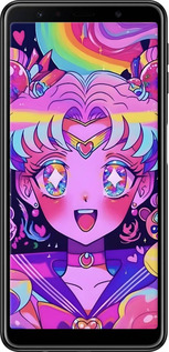 TPU чехол Сейлор Мун 3 для Samsung Galaxy A7 (2018) A750F - 6352b-1582 изображение 