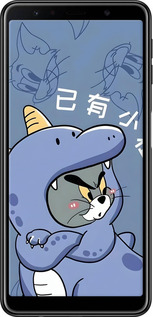 TPU чехол Том і джеррі 1 для Samsung Galaxy A7 (2018) A750F - 6358b-1582 изображение 