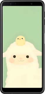 TPU чехол Барашек и ципленок для Samsung Galaxy A7 (2018) A750F - 6369b-1582 изображение 