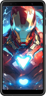 TPU чехол Железный человек для Samsung Galaxy A7 (2018) A750F - 6372b-1582 изображение 